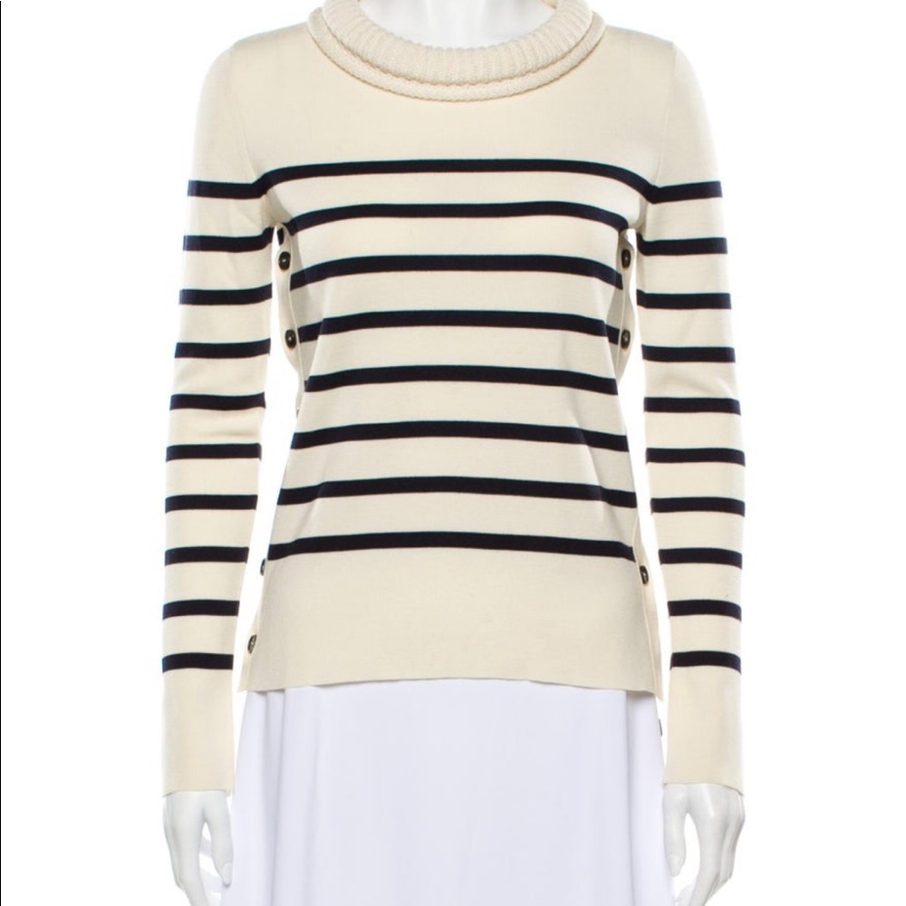 Alexander McQueen Crewneck Striped Sweater (XS)
